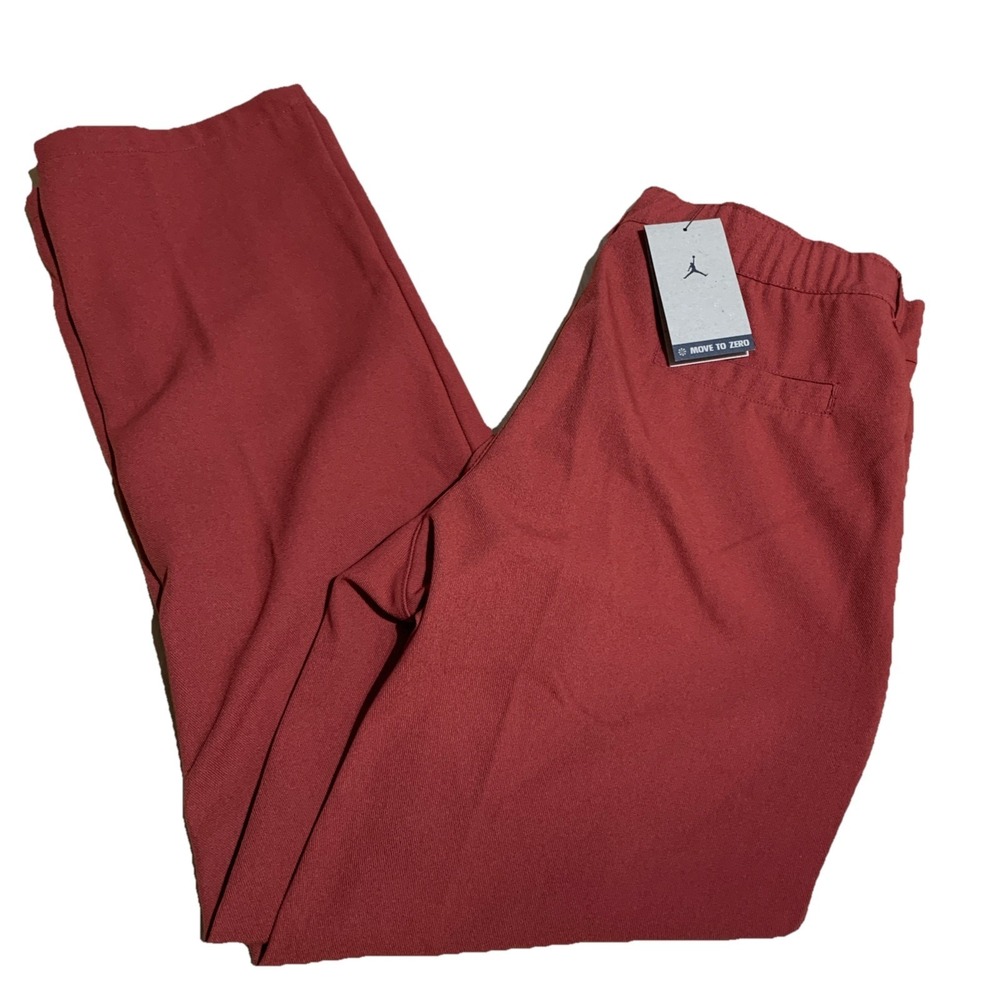 Air Jordan Nike Woven Active Pants Women's Medium Red/Burnt Orange NWT